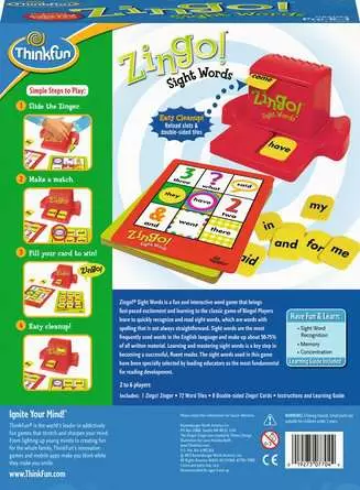 ThinkFun - Zingo! Sight Words