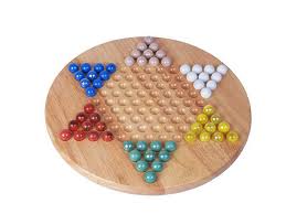 Chinees Checkers Wooden Board