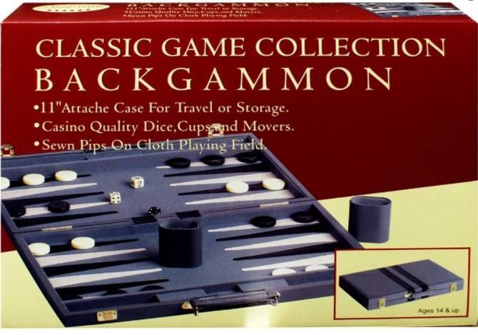 Classic Games Collection - Backgammon Vinyl Stitched 11"