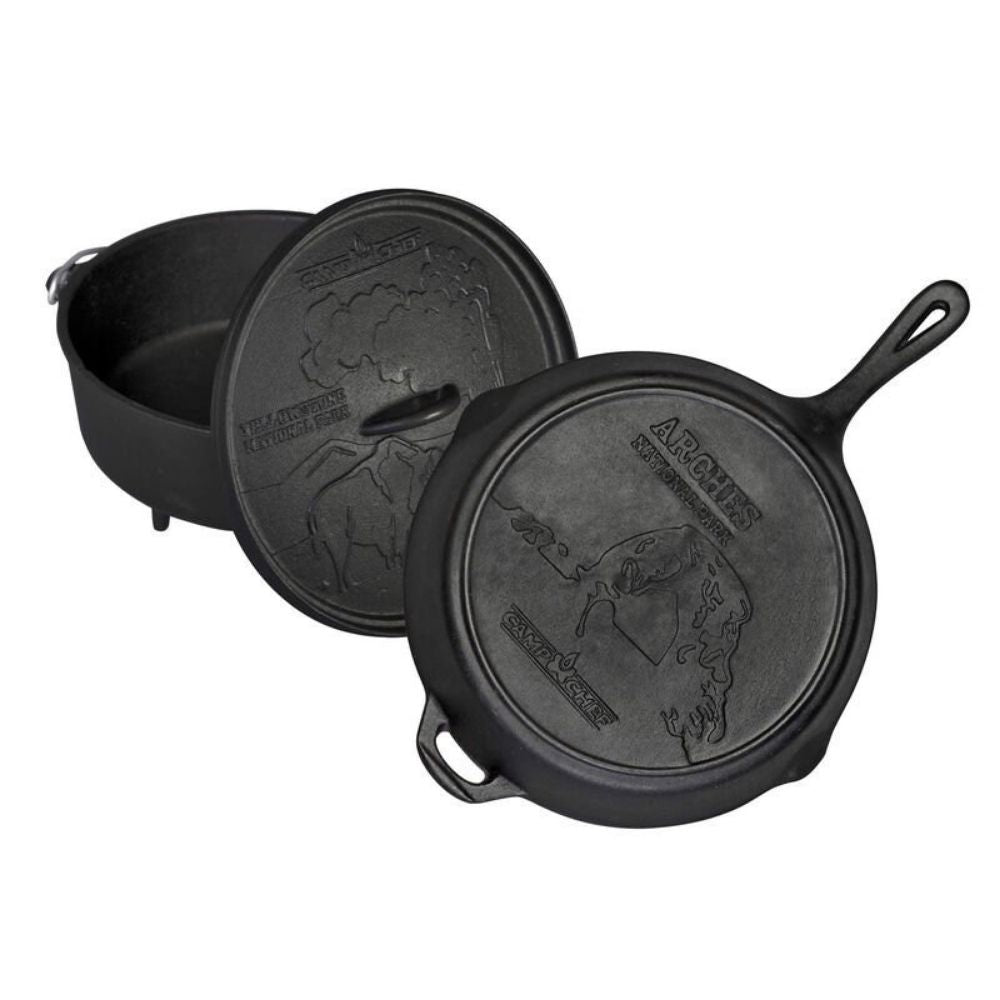 Camp Chef National Parks Cast Iron Set – Get Lost Outdoors & Toys