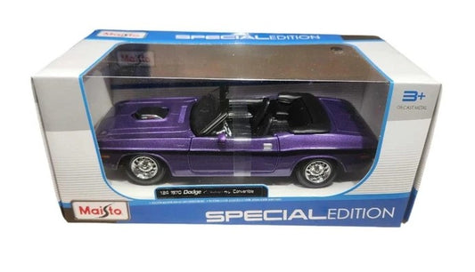Maisto Special Edition Car 1:24 1970 Dodge Challenger Convertible