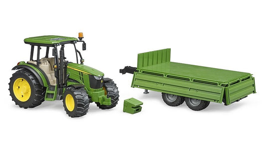 Bruder 02108 John Deere 5115M Tractor with Trailer