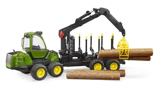 Bruder 02133 John Deere Forwarder 1210E with 4 Logs