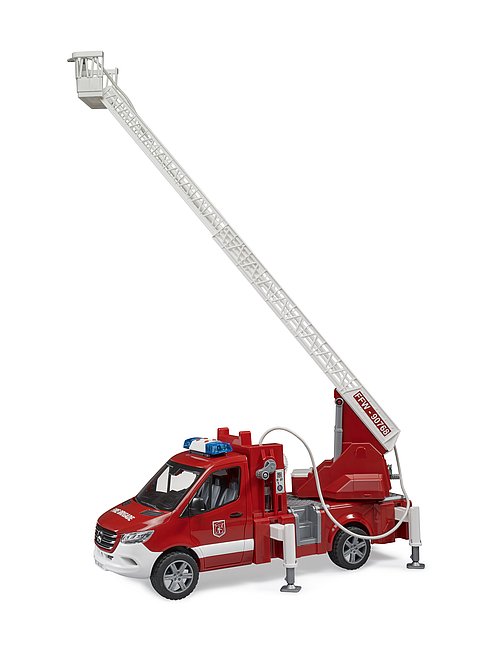 Bruder 02673 Mercedes-Benz G3 Sprinter Fire Engine with Ladder, Light & Sound