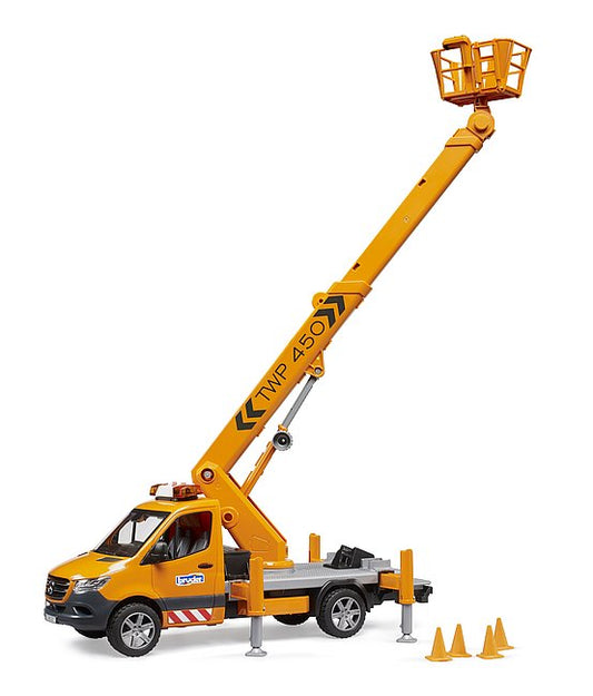 Bruder 02679 Mercedes-Benz G3 Sprinter with Working Platform and Lights