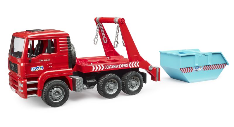 Bruder 02741 Man TGA Skip Container Truck