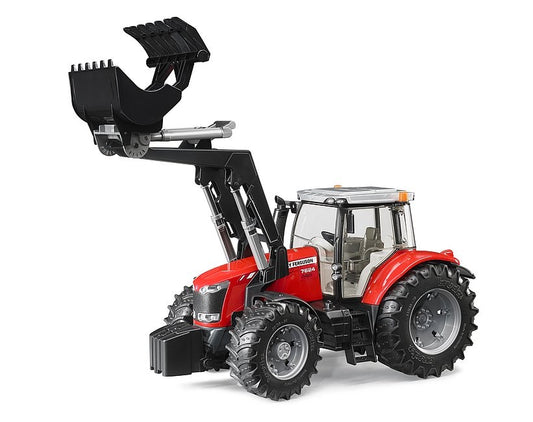 Bruder 03047 Massey Ferguson 7624 Tractor with Frontloader