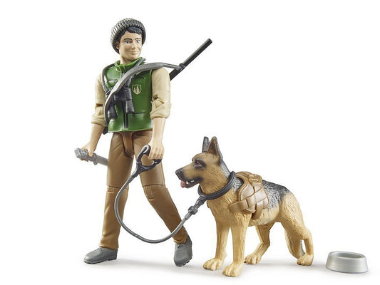 Bruder 62660 Forest Ranger with Dog & Equipement