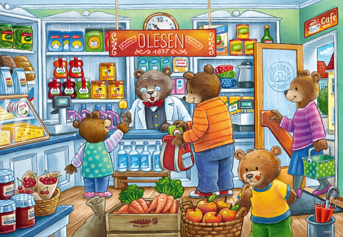Jigsaw 2 x 12pc - Ravensburger - Lets Go Shopping