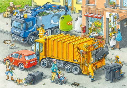 Jigsaw 2 x 24pc - Ravensburger - Working Trucks