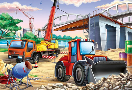 Jigsaw 2 x 24pc - Ravensburger - Construction and Cars