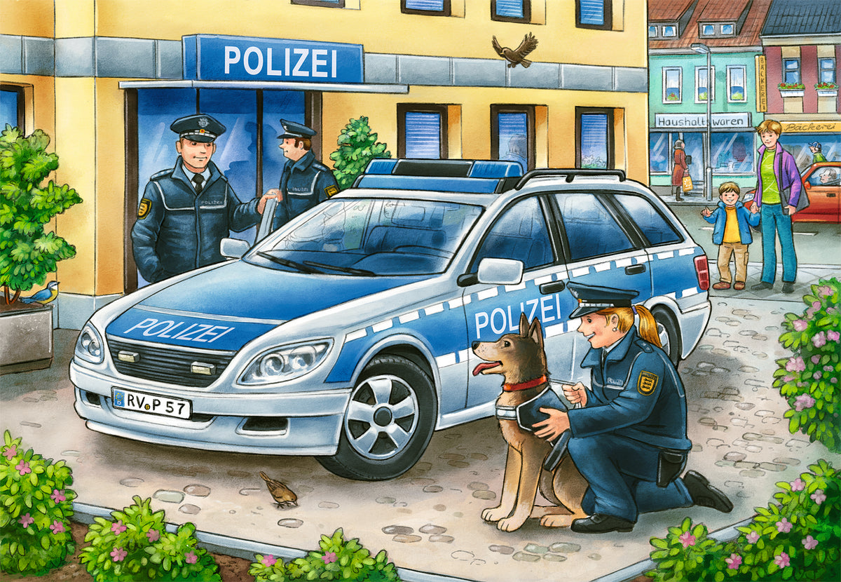 Jigsaw 2 x 12pc - Ravensburger - Police and Firefighters