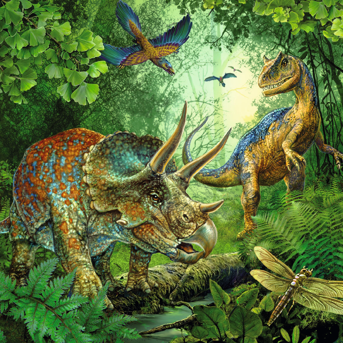 Jigsaw 3 x 49pc - Ravensburger - Dinosaur Facination