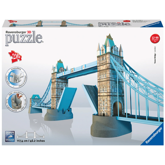 3D Puzzle 282pc - Ravensburger - Tower Bridge