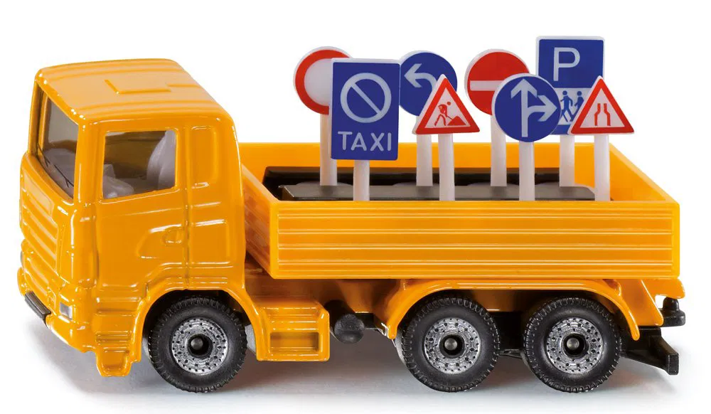 Siku 1322 Truck with Traffic Sign