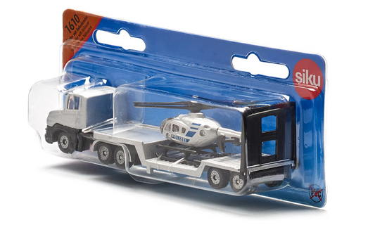 Siku 1610 Low Loader with Helicotper