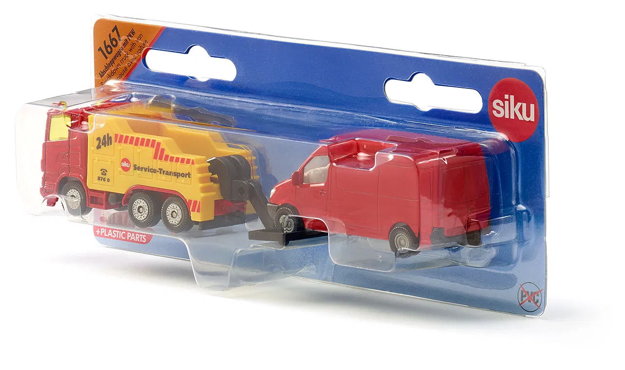 Siku 1667 Breakdown Truck with Van