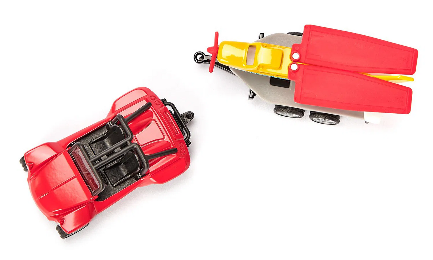 Siku 1696 Buggy with Sporting Airplane