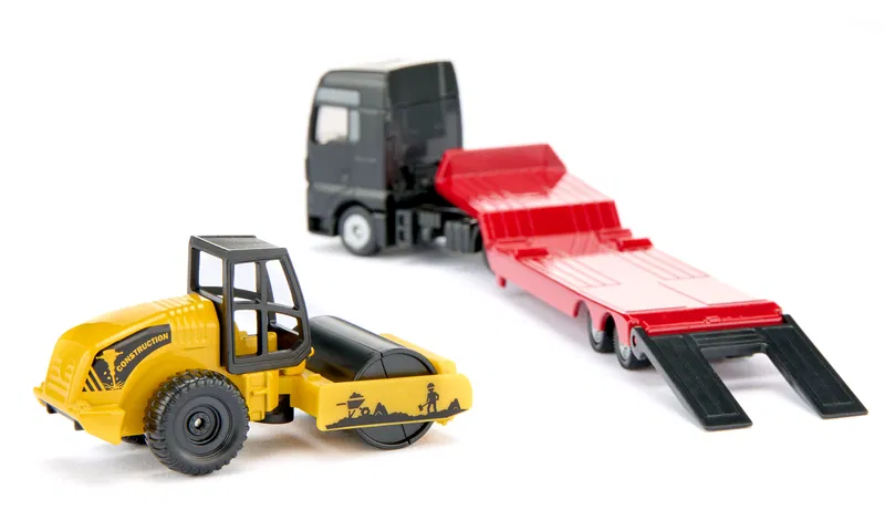 Siku 1760 Man Truck with Trailer and Compactor