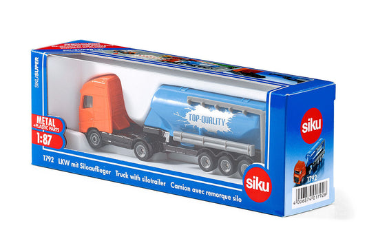Siku 1792 Truck with Silo Trailer