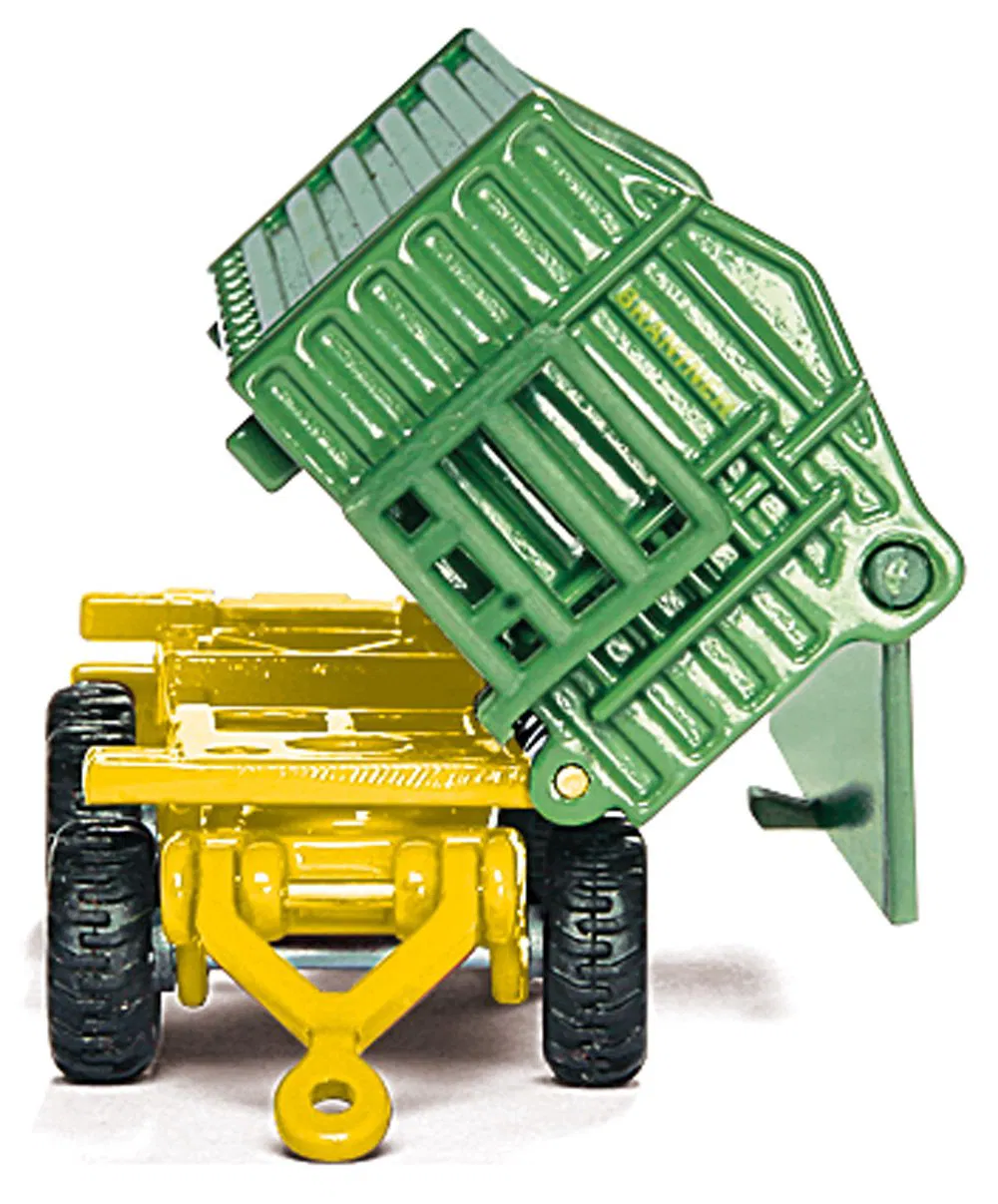 Siku 1843 John Deere with Front Loader and Trailer