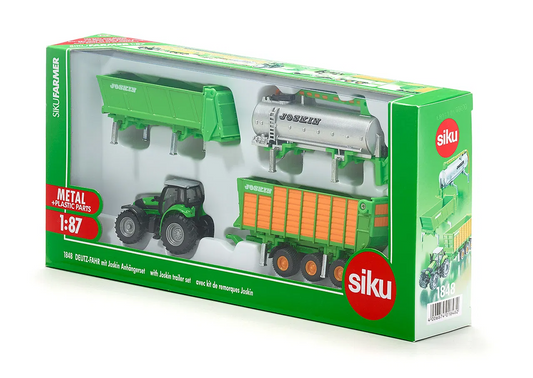 Siku 1848 Deutz Fahr with Joskin Trailer Set