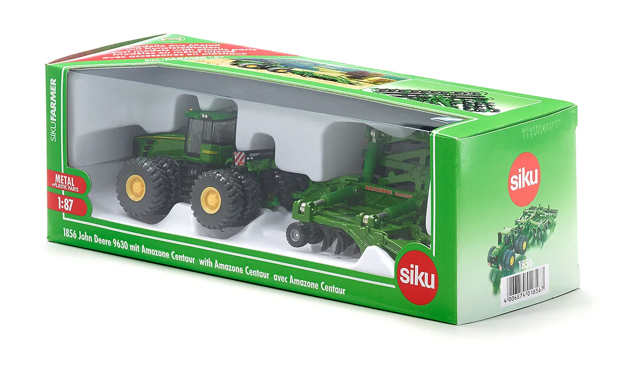Siku 1856 John Deere 9630 with Amazone Centaur