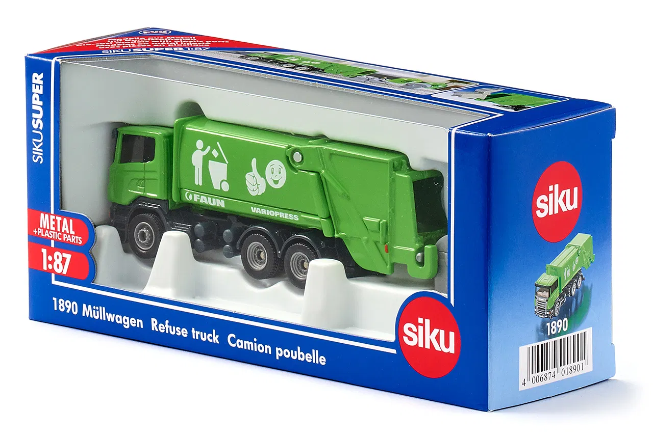 Siku 1890 Scania Garbage Truck (Refuse Truck)