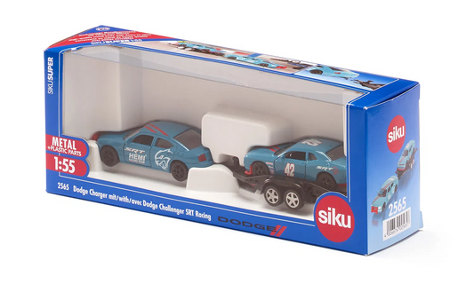 Siku 2565 Dodge Charger with Race Car