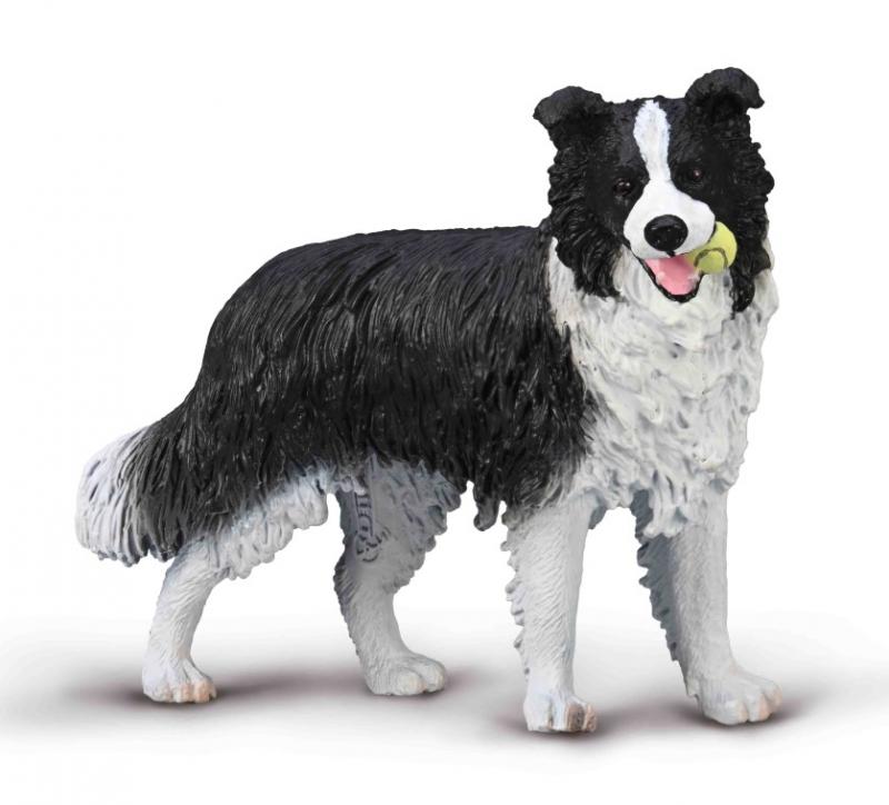 Collecta Border Collie with Tennis Ball