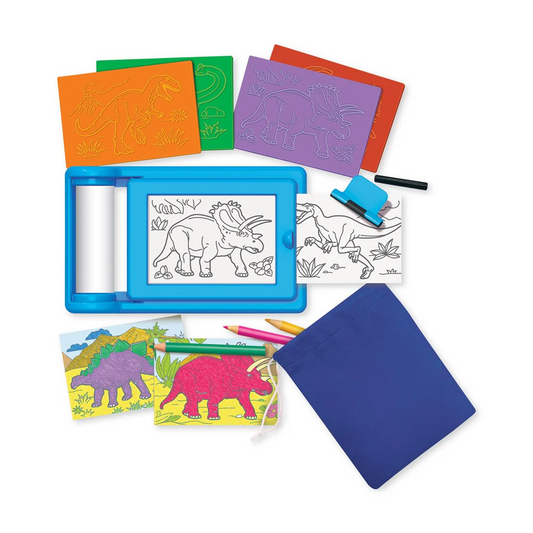 Kidz Maker - Dinosaur Rub Art Studio