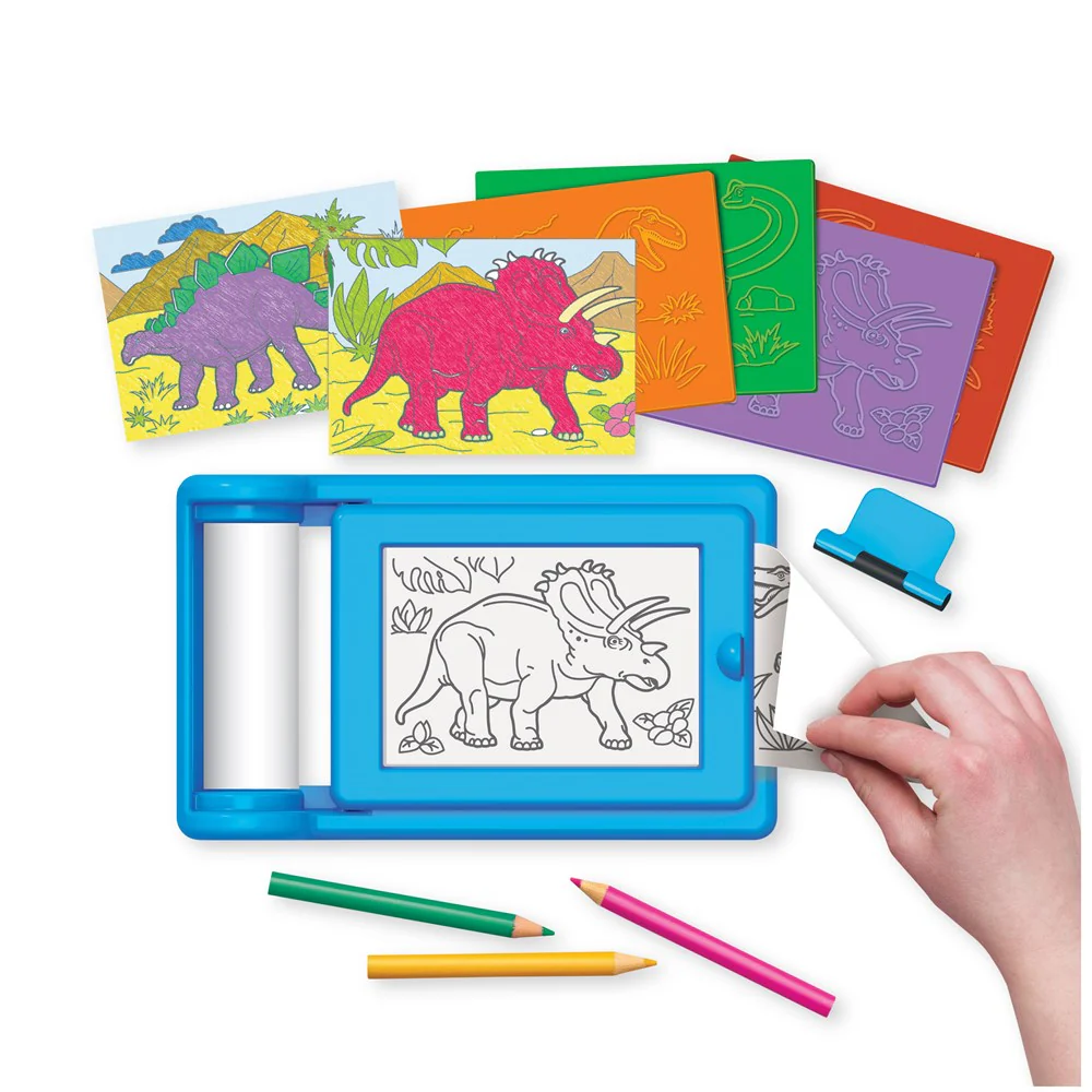 Kidz Maker - Dinosaur Rub Art Studio