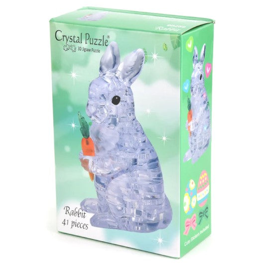 3D Crystal Puzzle Rabbit Clear