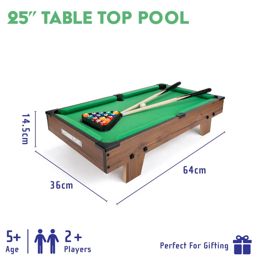 Power Play - 25" Pool Table