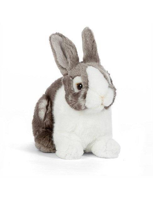 Living Nature - Grey Pet Rabbit 19cm