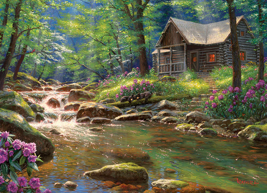 Jigsaw 1000pc Cobble Hill - Fishing Cabin