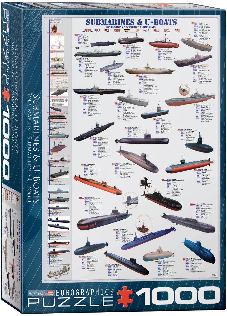 Jigsaw 1000pc - Submarines & U-Boats