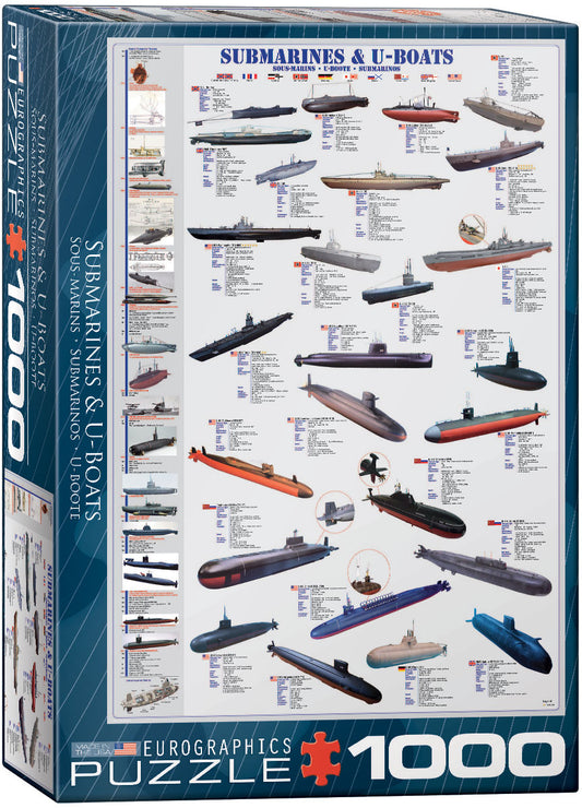 Jigsaw 1000pc - Submarines & U-Boats