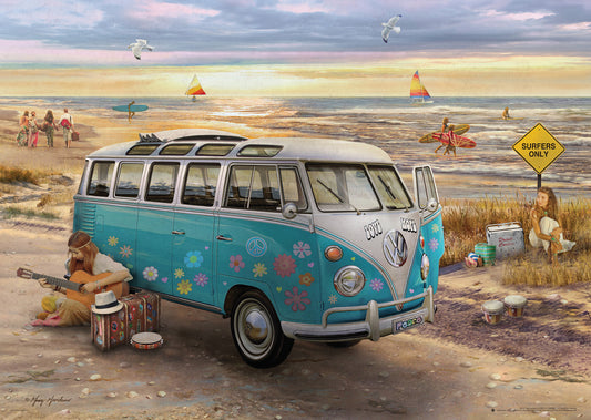 Jigsaw 1000pc Eurographics - VW Love & Hope Bus
