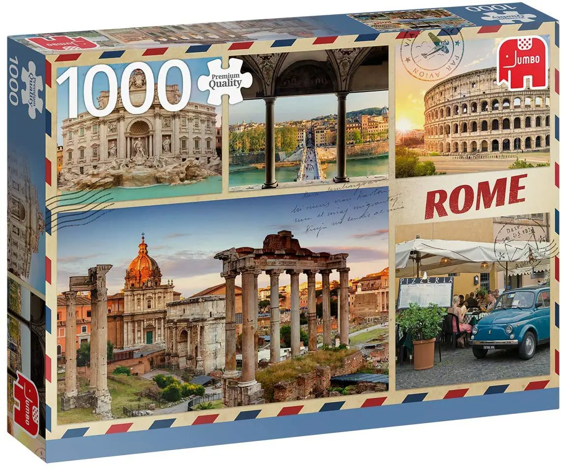 Jigsaw 1000pc Jumbo - Greetings From Rome