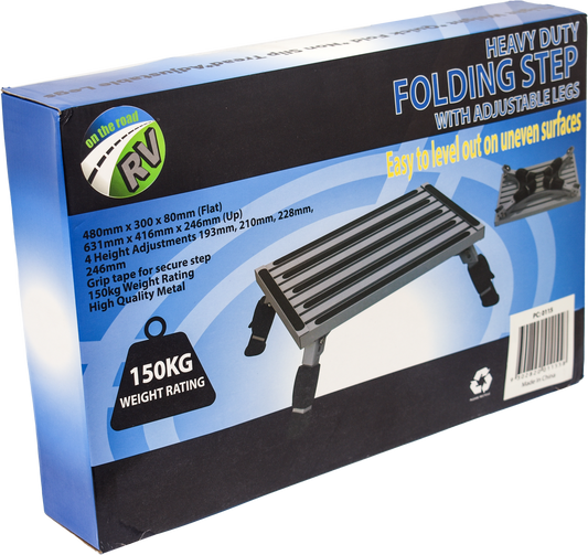 Caravan Step Adjustable Step with Anti Slip