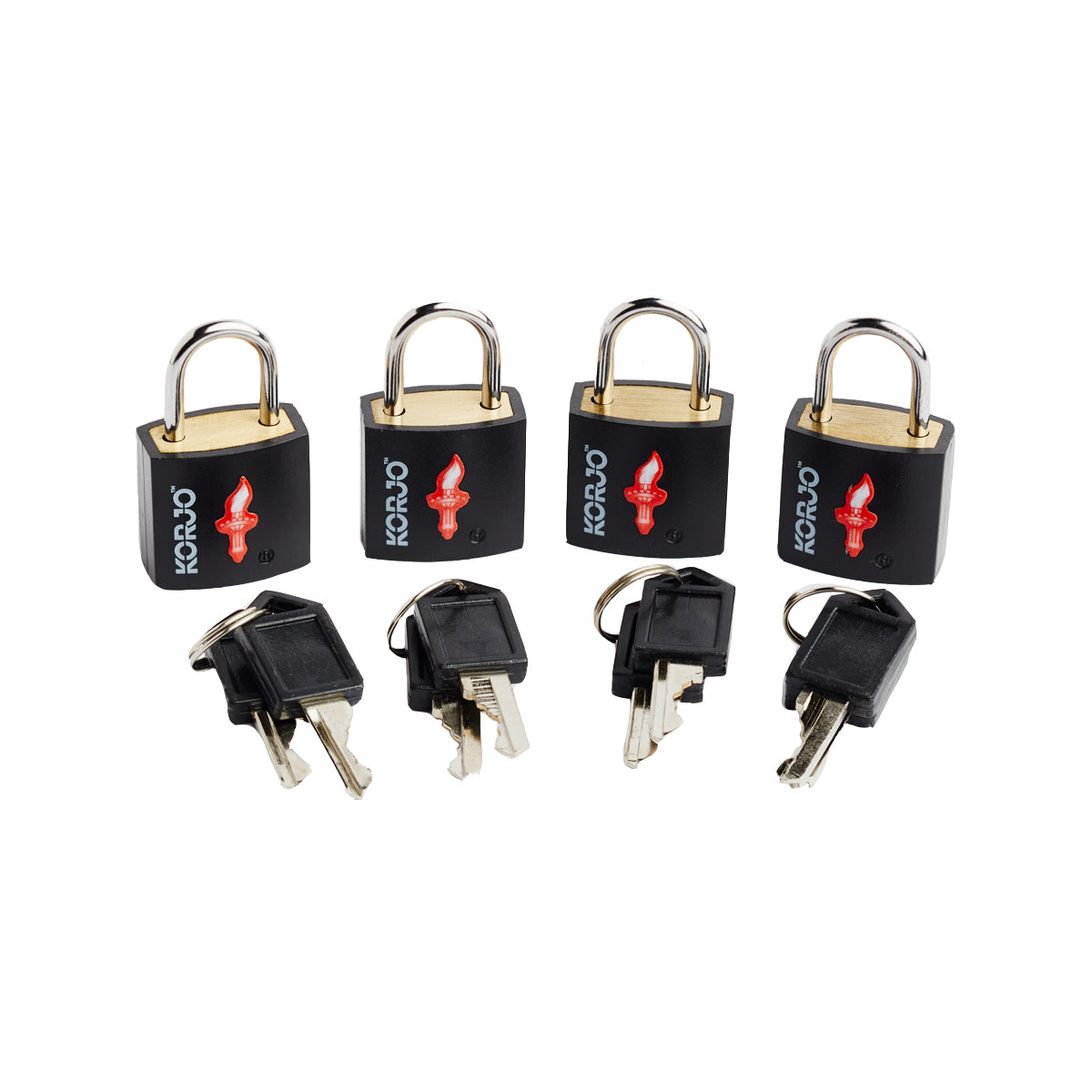 Korjo TSA Keyed Locks 4 Pack