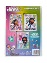 3 Pack Frame Try Puzzle - Gabby's Dollhouse