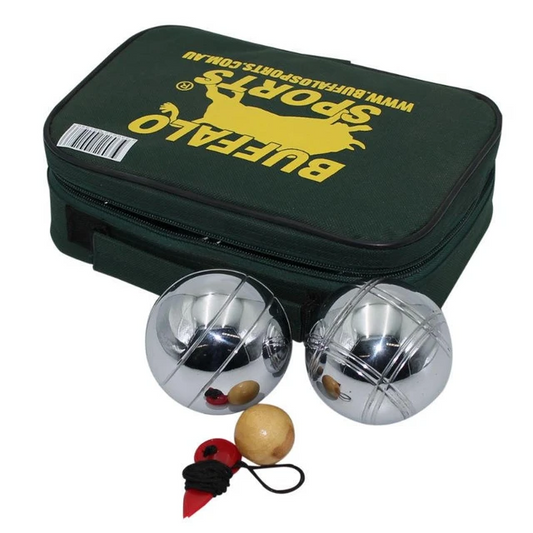 Buffalo Metal Boule Bocce Set - 6 Balls