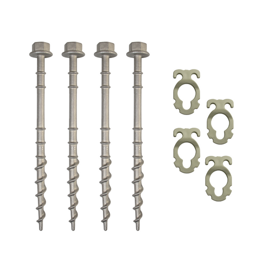 Supex Screw in Peg - Medium Alloy 4pk