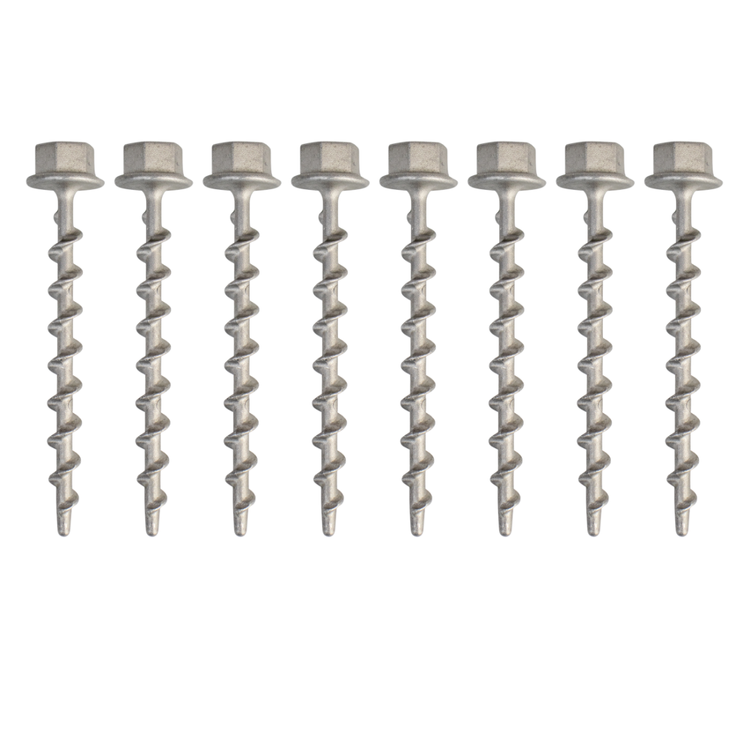 Supex Screw in Peg - Small Alloy 8pk