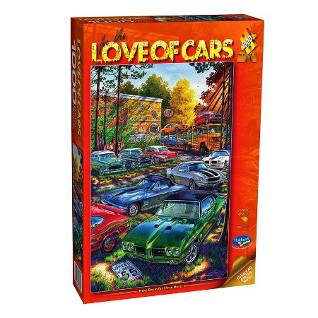 Jigsaw 1000pc For the Love of Cars - Make Room for Three More