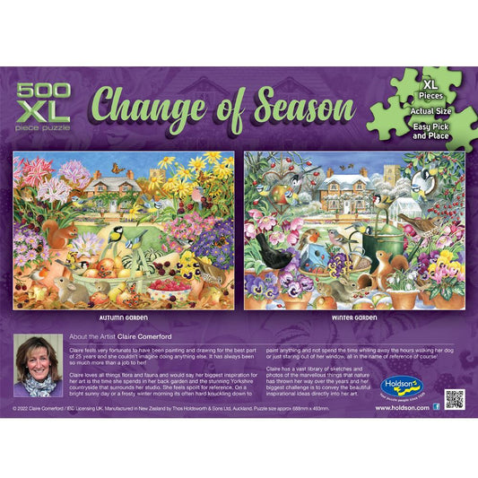 Jigsaw 500XLpc Change of Season - Autumn Garden