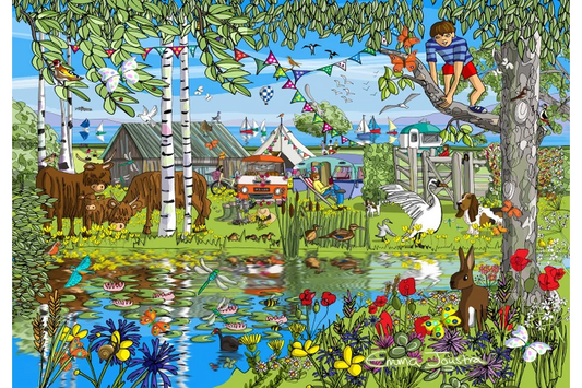Jigsaw 1000pc Just Living Life - Highland Games