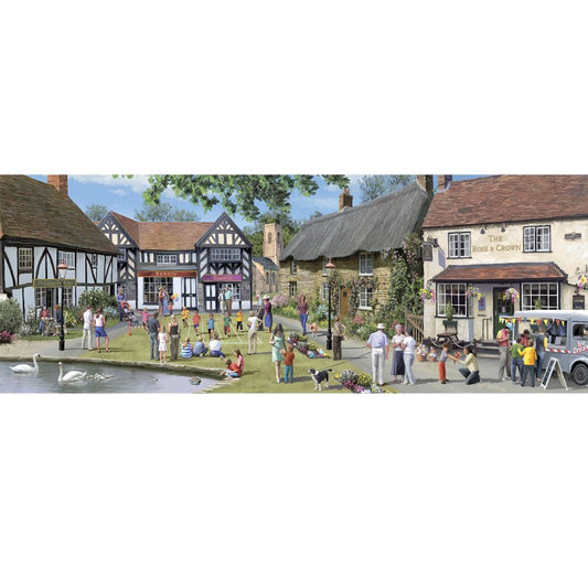 Jigsaw 748pc Village Pubs - Summer on the Lawn